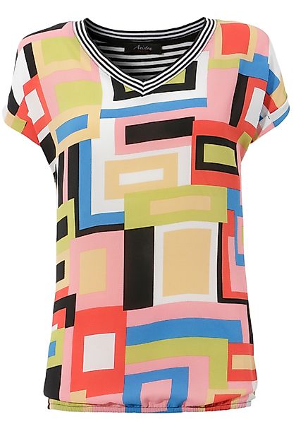Aniston CASUAL T-Shirt, im Material- und Mustermix günstig online kaufen