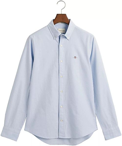 Gant Langarmhemd "Slim Fit Oxford Hemd strukturiert langlebig dicker" günstig online kaufen