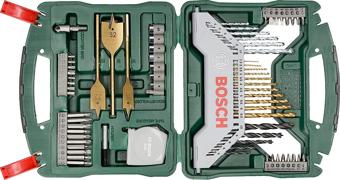BOSCH Bohrer- und Bit-Set Bosch Bit-Bohrer-Set günstig online kaufen