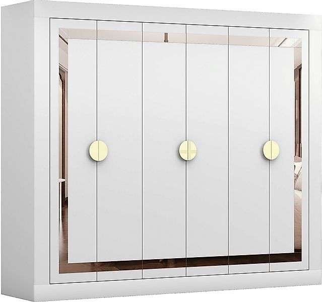 MOEBLO Drehtürenschrank Lumine 2 - 230 cm (Kleiderschrank Garderobe Schlafz günstig online kaufen