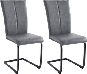 Home affaire Freischwinger "Nils" (Set) 2 Stk. Struktur grob  Strukturstoff günstig online kaufen