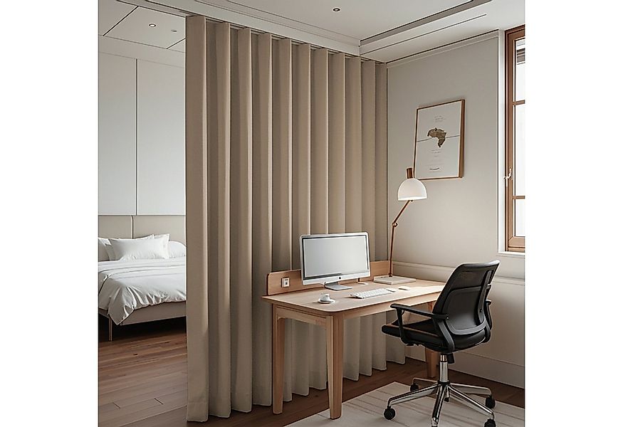 LMaxhome Verdunkelungsvorhang Blickdicht Extra Breite Raumteiler Vorhang fü günstig online kaufen