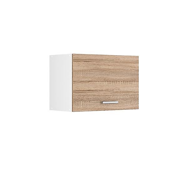 Vicco Hängeschrank R-Line Hängender Küchenschrank Sonoma/Weiß 60 cm Flach günstig online kaufen