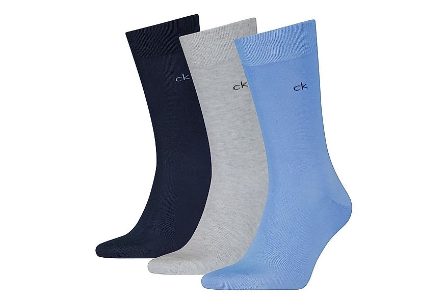 Calvin Klein Socken CK MEN SOCK (3 Paar) uni, Cotton-Mix, breiter Bund günstig online kaufen