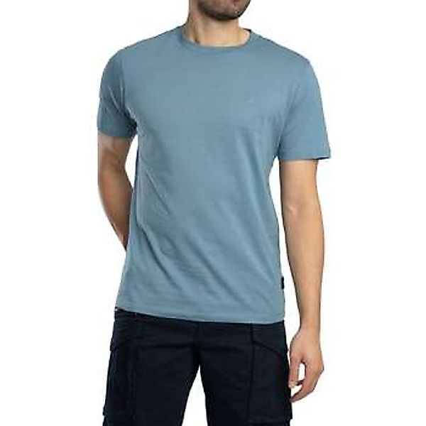 Replay T-Shirt mit Logostickerei auf der Brust günstig online kaufen