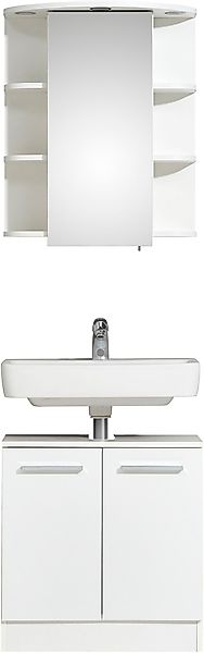 Saphir Badmöbel-Set »Quickset 335 2-teilig, Waschbeckenunterschrank mit LED günstig online kaufen