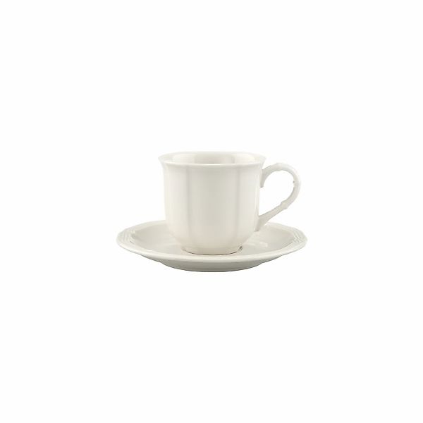 Villeroy & Boch Tasse "Espressotasse mit Untertasse Manoir 80 ml weiß" günstig online kaufen