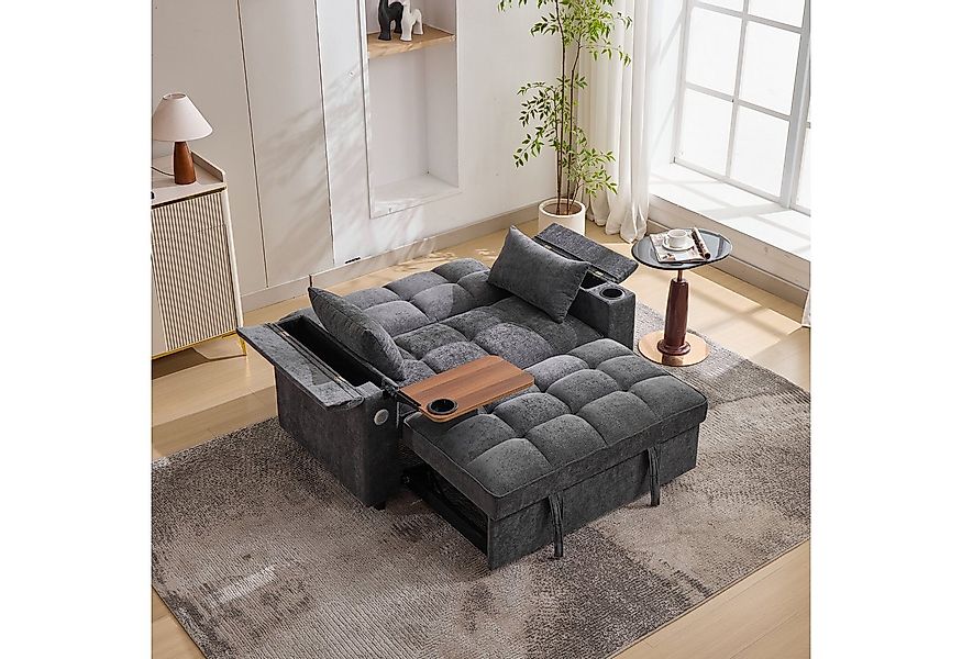 OKWISH Schlafsofa 3-in-1 Ausziehsofa, Sofabett, Gästebett 1 Teile, mit vers günstig online kaufen
