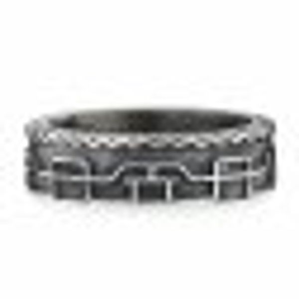 Ring 925/- Sterling Silber oxidiert Linien Japan günstig online kaufen
