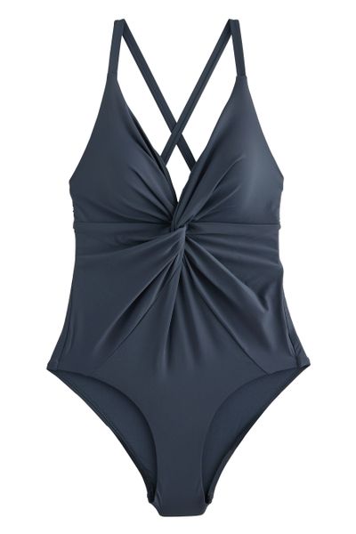 Next Badeanzug Bauchweg-Badeanzug mit Zierdrehung vorne günstig online kaufen