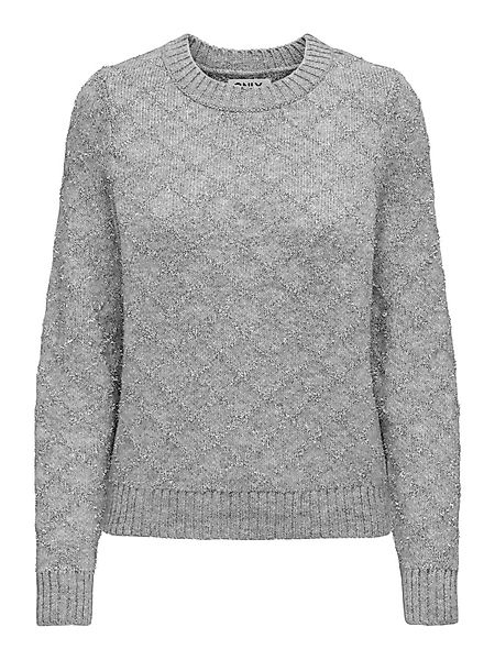 ONLY Rundhalspullover ONLALBA L/S GLITTER O-NECK günstig online kaufen