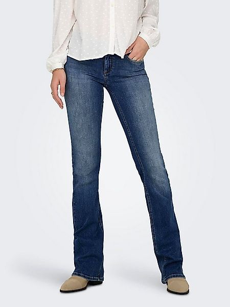 ONLY Bootcut-Jeans ONLBLUSH – Bootcut-Jeans mit niedriger Leibhöhe und Stre günstig online kaufen
