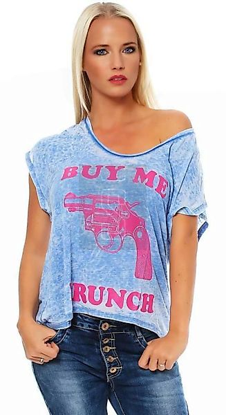 Local Celebrity Damen T-Shirt Shirt Kurzarmshirt LWBT104459 blue günstig online kaufen