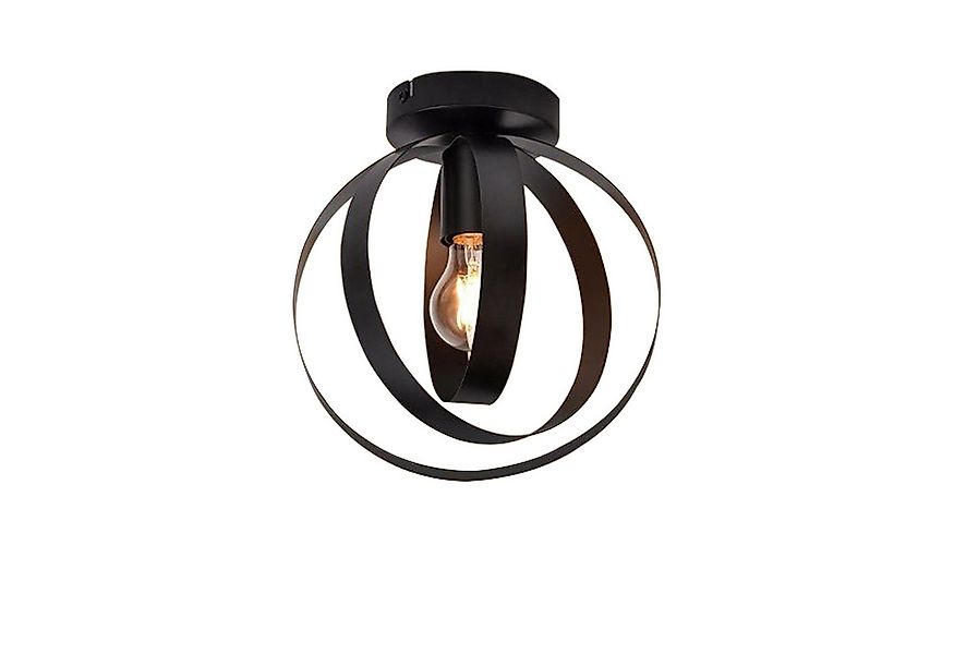 Nettlife Deckenleuchte Schwarz DeckenlampeMetall E27, Schwenkbar 360°, LED günstig online kaufen