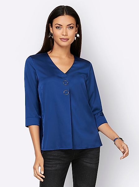 creation L Klassische Bluse Satinbluse günstig online kaufen