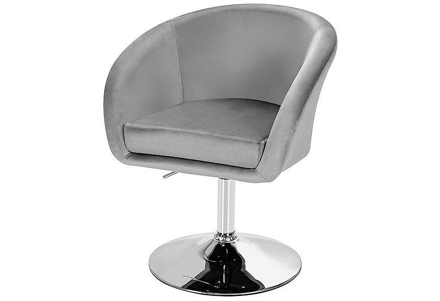 COSTWAY Polsterstuhl Akzentstuhl höhenverstellbar, 360° drehbar,bis 120kg günstig online kaufen