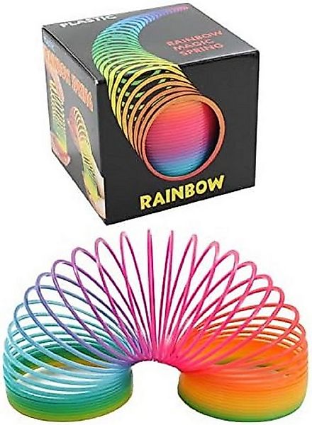 K-Toys Lernspielzeug Regenbogenspirale ca. 7,5 cm, Treppenläufer/Springfede günstig online kaufen