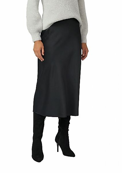 s.Oliver BLACK LABEL Maxirock aus fließendem Stoff günstig online kaufen