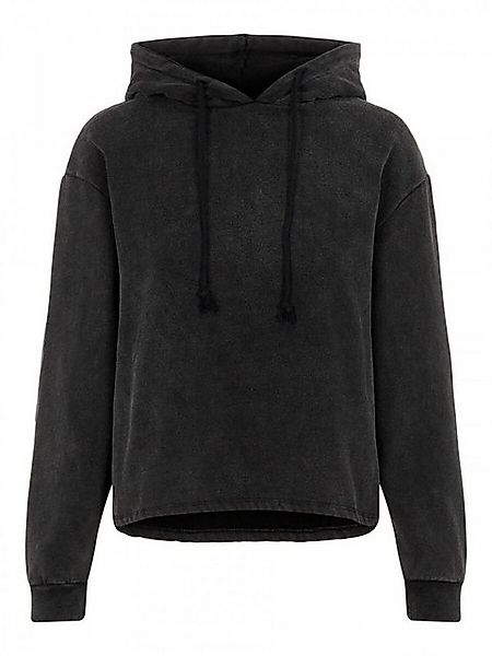 pieces Hoodie PCCHILLI LS WASHED HOODIE D2D Black – Kapuzensweatshirt – Far günstig online kaufen