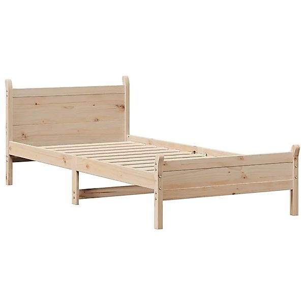 vidaXL Massivholzbett ohne Matratze 90x200 Kiefernholz 855600 günstig online kaufen