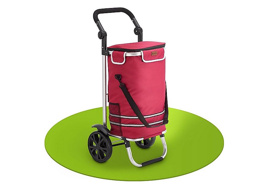Juskys Einkaufstrolley, 56 l, 3in1 für Shopping, mit 2 Rollen, 56 L Tasche, günstig online kaufen