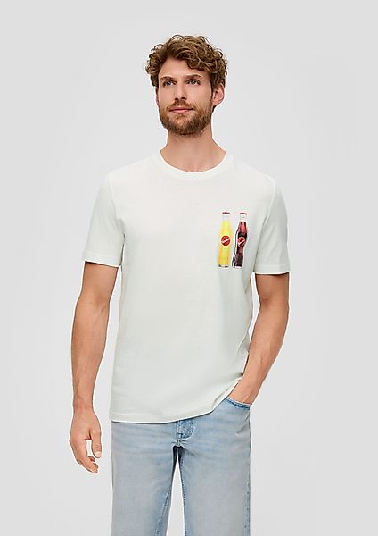 s.Oliver Kurzarmshirt T-Shirt mit Sinalco®-Print Artwork günstig online kaufen