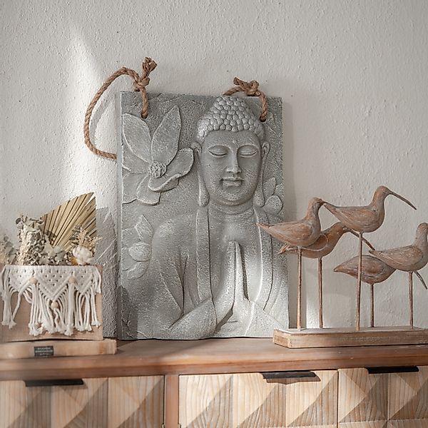K&L Wall Art Wanddekoobjekt Buddha Wandskulptur günstig online kaufen