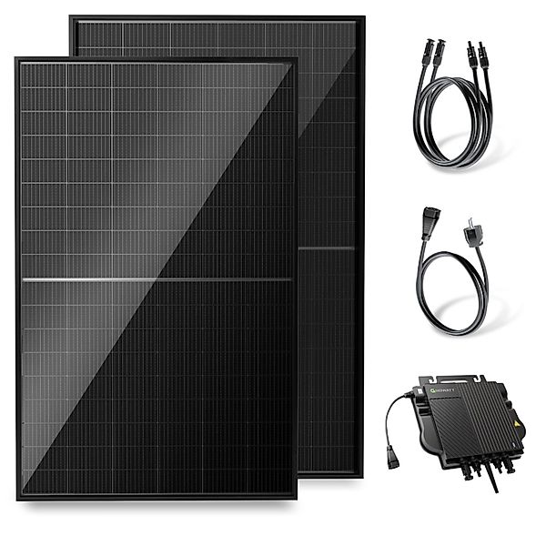 Solakon Balkonkraftwerk 1000W 800W Solaranlage Steckerfertig Komplettset Ph günstig online kaufen