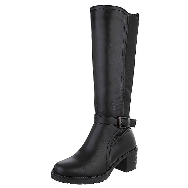 Ital-Design Damen Freizeit Stiefel (88577562) Blockabsatz günstig online kaufen
