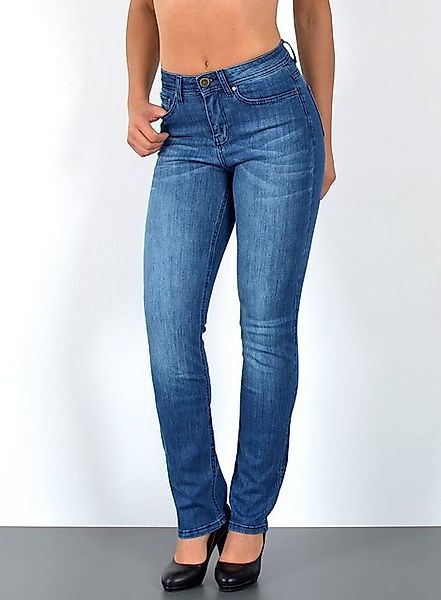 ESRA Straight-Jeans G800 High Waist Straight Fit Jeans Damen, bis Übergröße günstig online kaufen