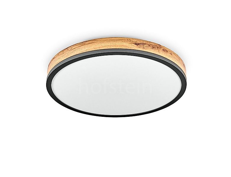 hofstein Deckenleuchte »Vacil« Deckenlampe, Metall/MDF/Kunststoff, Schwarz/ günstig online kaufen