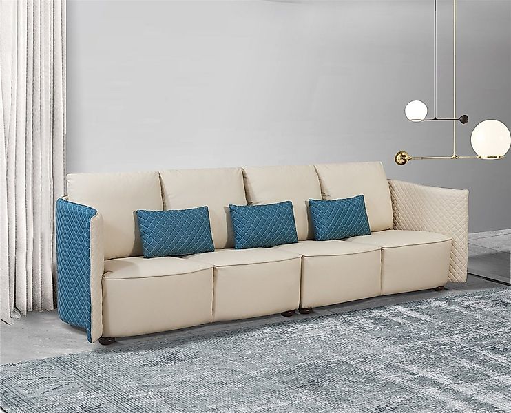JVmoebel Sofa 4 Sitzer Sofas Polstersofas Stoffsofas Couch Sofa, Made in Eu günstig online kaufen