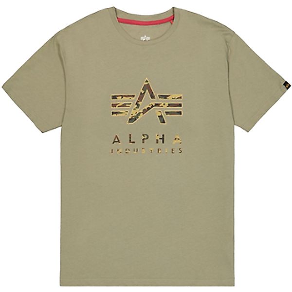 Alpha Industries  T-Shirt Camo Puff Print T-Shirt - olive günstig online kaufen