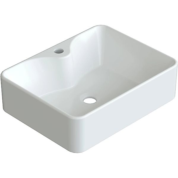 Aquabatos Handwaschbecken Bad Waschplatz Waschbecken Rechteckig 48,5 x 37,5 günstig online kaufen