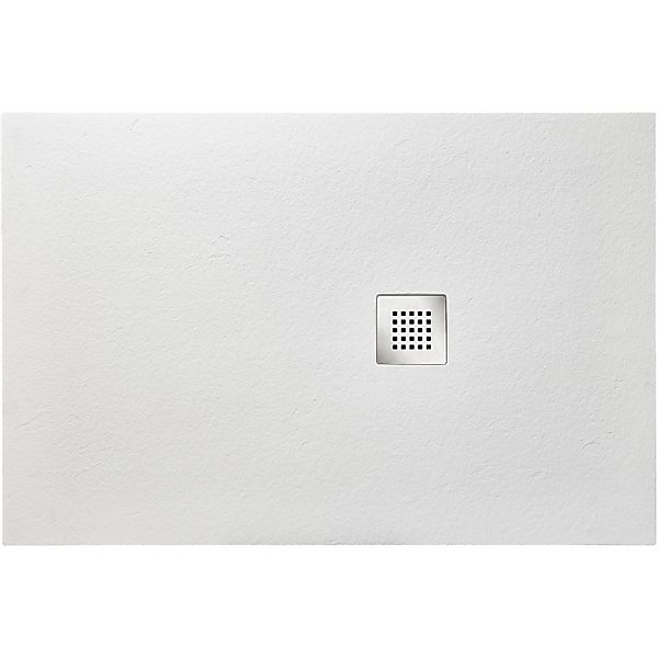 Ottofond Duschwanne Extraflach Strato Rechteck 100 cm x 80 cm Weiß günstig online kaufen