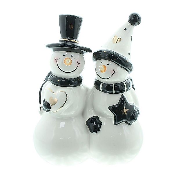 Home-trends24.de Weihnachtsfigur Schneemann Paar Deko Figur günstig online kaufen
