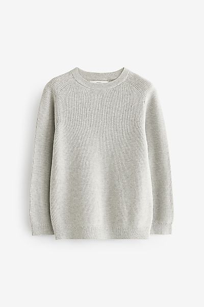 Next Rundhalspullover Strickpullover mit Rundhalsausschnitt Baumwolle günstig online kaufen