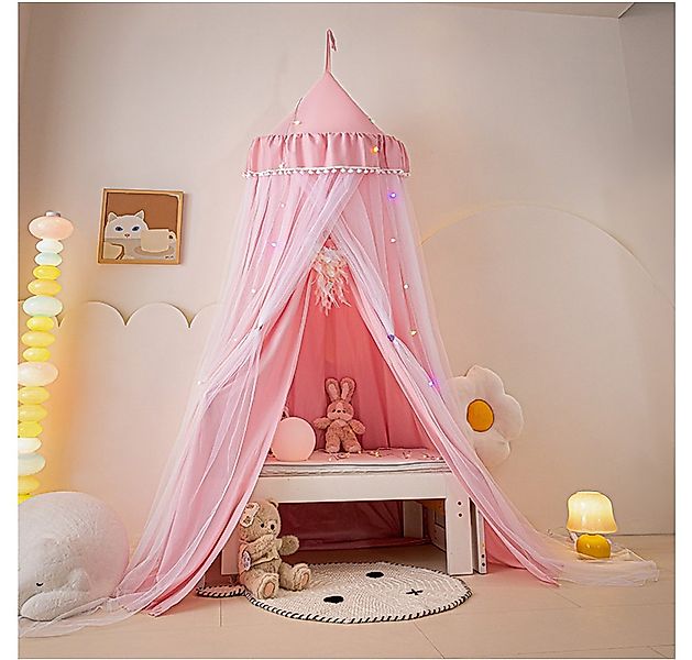 Jibenhome Moskitonetz Doppelschicht Moskitonetz, Bett Baldachin, Lichtblock günstig online kaufen