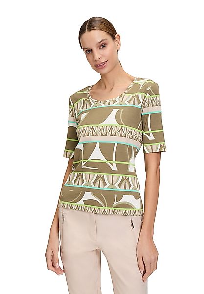 Betty Barclay Kurzarmshirt "Damen Basic Shirt mit Rippenstruktur" 1 Stk. tl günstig online kaufen