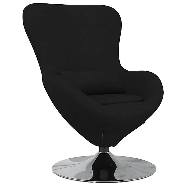 vidaXL Eiersessel Schwarz 63 x 73 x 90 cm Stoff 42002738 günstig online kaufen
