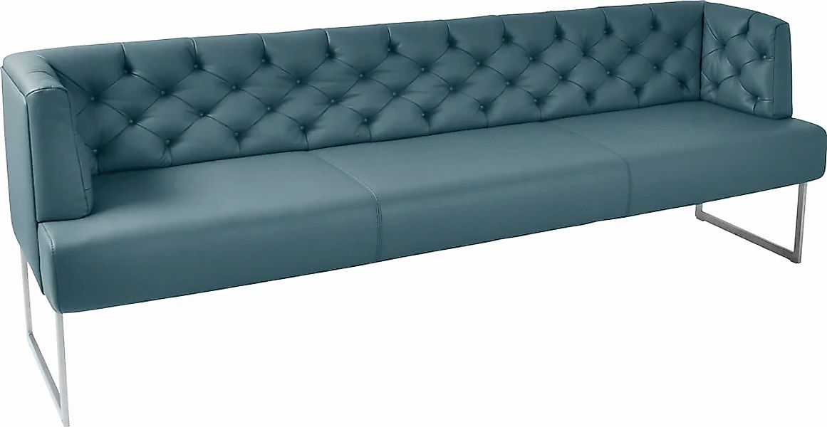 K+W Komfort & Wohnen Polsterbank "Creso" im modernen Chesterfield-Look, Füß günstig online kaufen