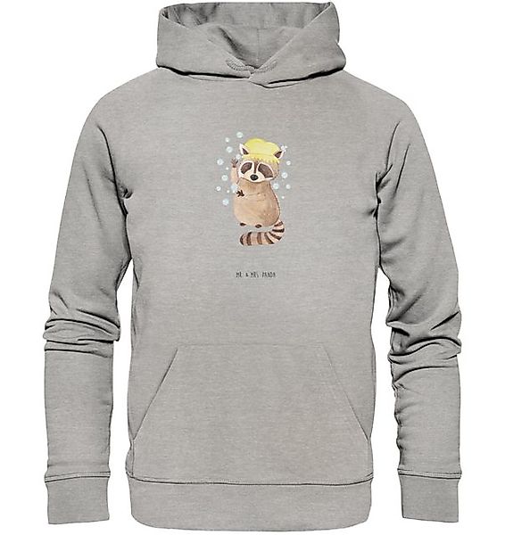 Mr. & Mrs. Panda Hoodie Waschbär Größe L - Heather Grey - Geschenk, Tiere, günstig online kaufen