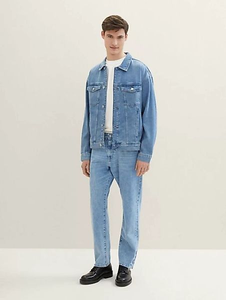 TOM TAILOR Denim Straight-Jeans Loose Straight Jeans mit recycelter Baumwol günstig online kaufen