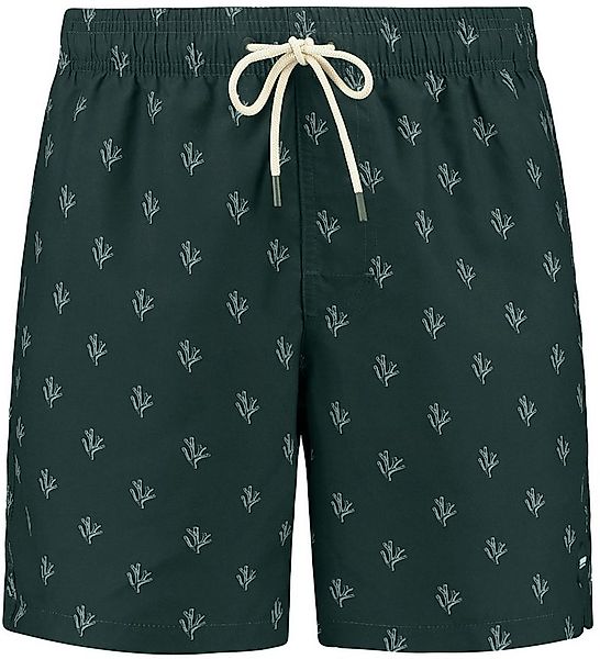 Shiwi Badeshorts Mike Sketched Coral Dunkelgrün - Größe L günstig online kaufen