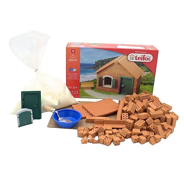 teifoc Starter Haus Steinbaukasten, (Bausatz für Kinder ab 6 Jahren, 123 St günstig online kaufen