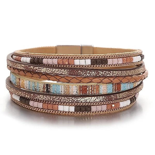 The Beauty House Lederarmband Boho mehrreihig günstig online kaufen