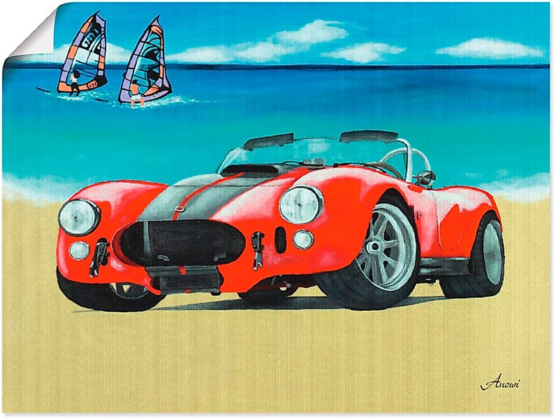 Artland Poster "Cobra Shelby 1962", Auto, (1 St.), als Leinwandbild, Wandau günstig online kaufen
