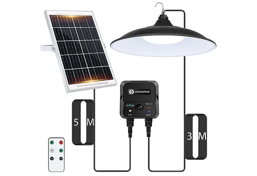 Aigostar LED Solarleuchte Solar-hängeleuchte,8 m Kabel,Solarlampen für auße günstig online kaufen