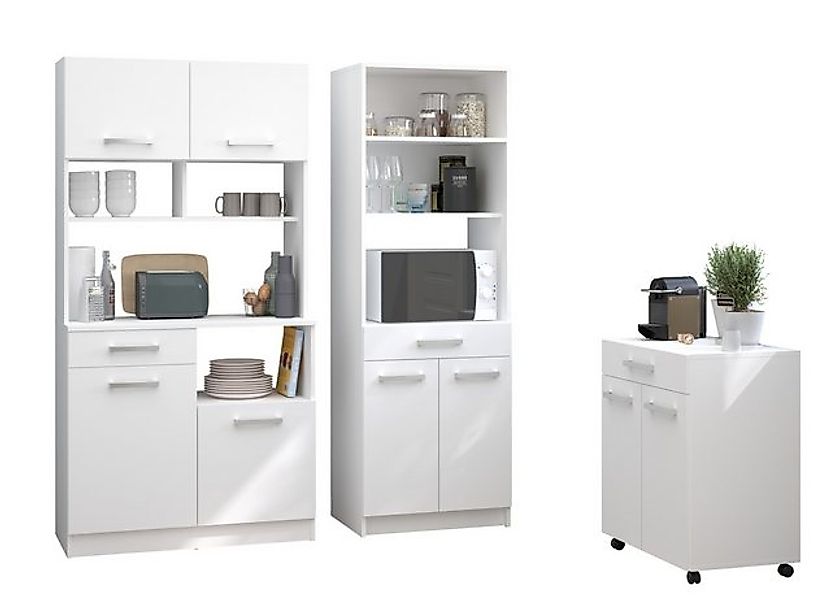 Parisot Mehrzweckschrank-Set Parisot Buffet Set Uno 4, (3-teilig), (3-teili günstig online kaufen