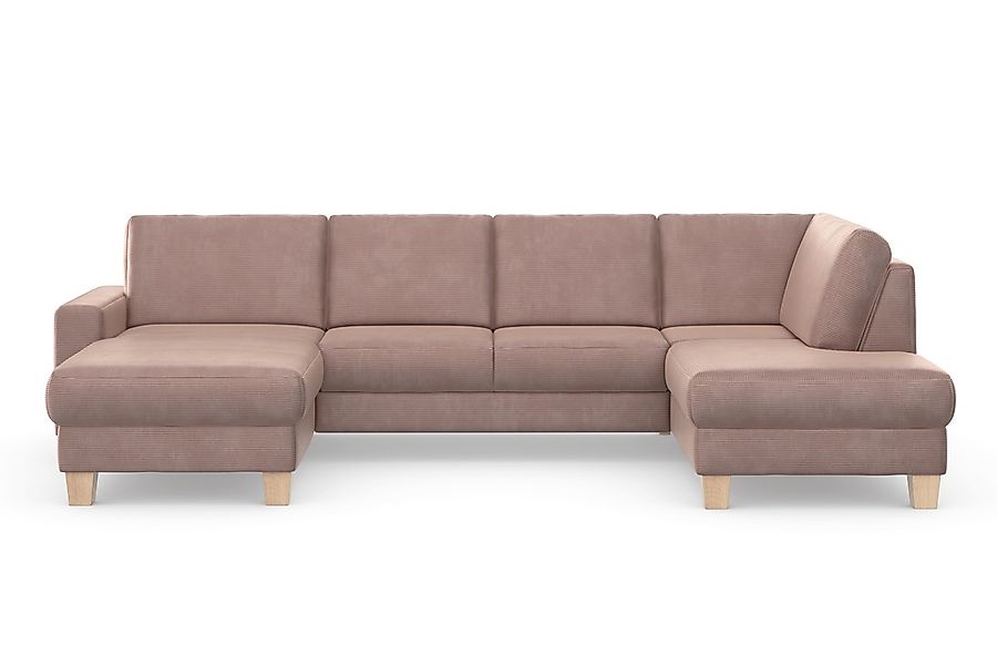 Home affaire Wohnlandschaft "Summer U-Form" mit oder ohne Bettfunktion und günstig online kaufen